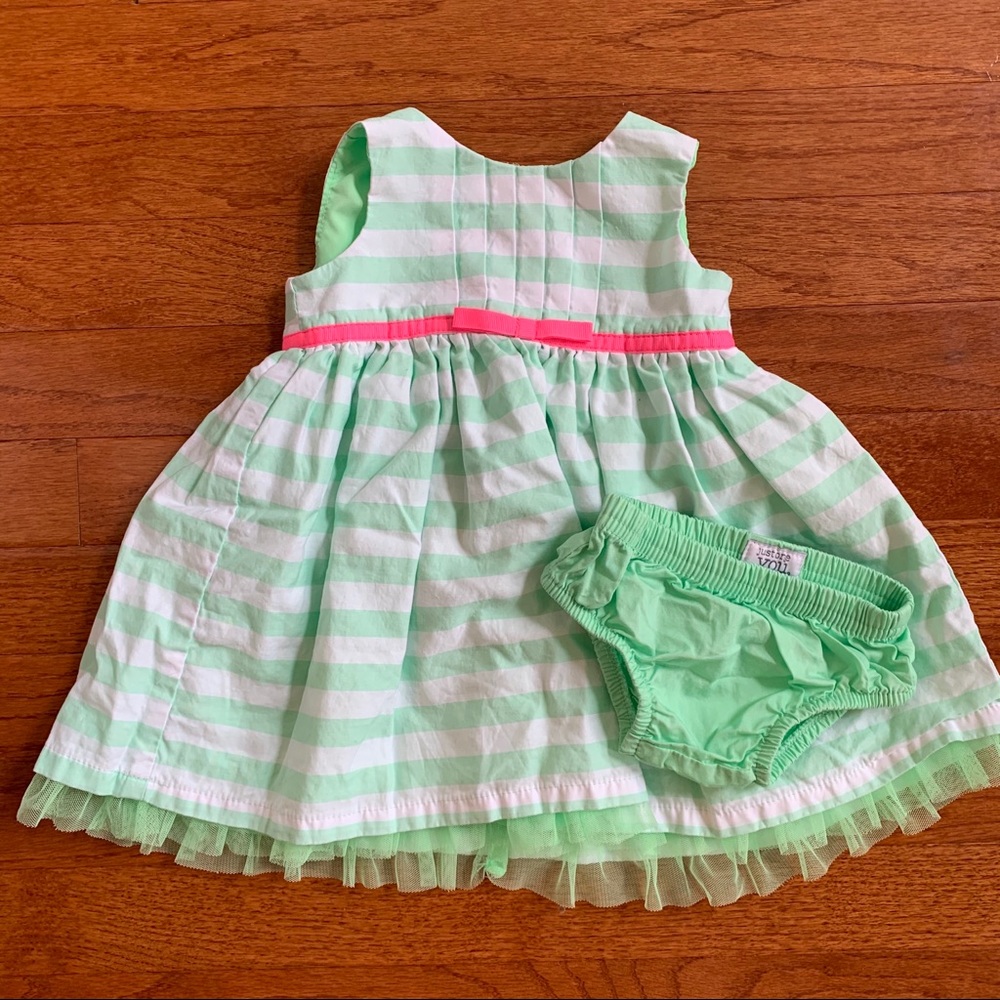 Mint green dress 6 months